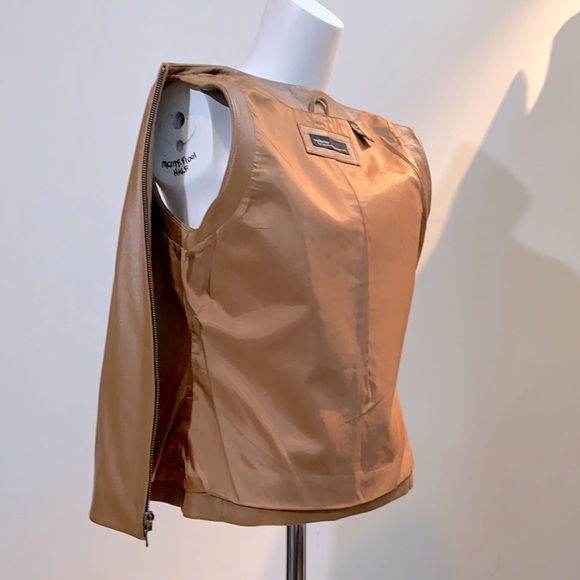 NWOT V I N T A G E Valerie Stevens Leather Vest - Picture 8 of 8